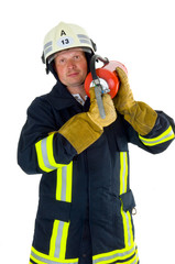 Fototapeta premium Feuerwehrmann