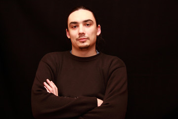 portrait of a young handsome man