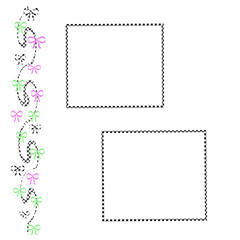 ribbons and bows scrapbook