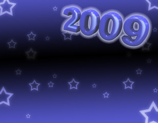 Nouvel An 2009 en bleu