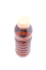 juice bottle on white