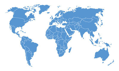 Fototapeta na wymiar Welt Karte