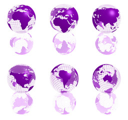 purple globe collection