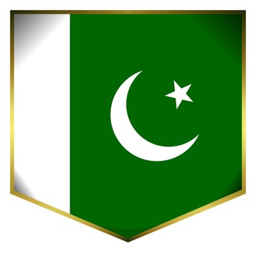 drapeau ecusson pakistan flag