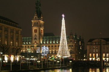 Weihnachtsmarkt am Rathaus, Hamburg