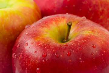 Macro of apple