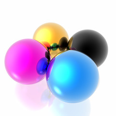 CMYK spheres