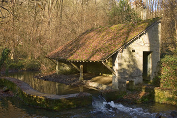 france; vallée de chevreuse , yvette : lavoir