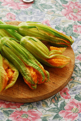 Fiori eduli di zucca