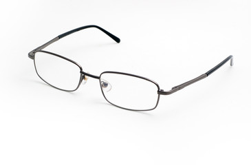 a pair of spectacles with whide back ground