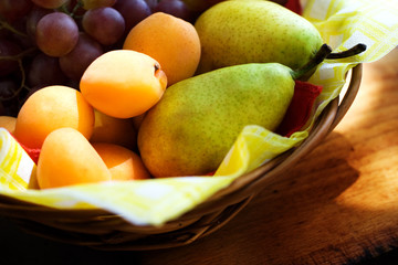 Fruit in the basket