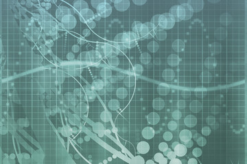 Blue Medical Science Futuristic Technology Abstract