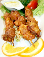 Chicken  on a skewer