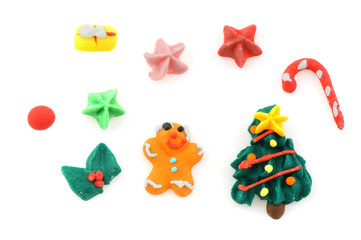 many christmas candy sweets