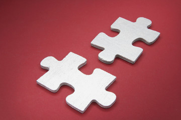Fototapeta premium Jigsaw Puzzle Pieces