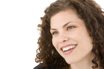 Portrait Of Woman Smiling