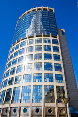 Fototapeta na wymiar High modern skyscraper