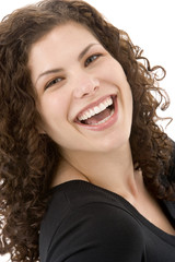 Portrait Of Woman Smiling
