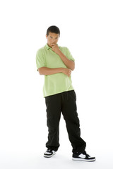 Naklejka premium Portrait Of Teenage Boy