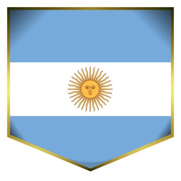 drapeau ecusson argentine argentina flag