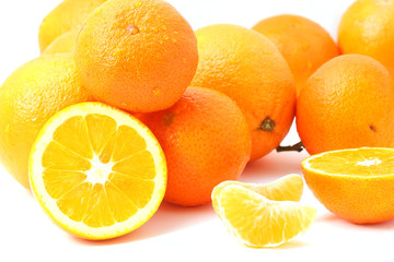 mandarin and orange