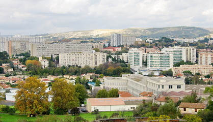 Marseille, paysage urbain.