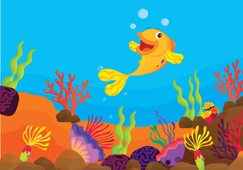 Obraz na płótnie Canvas tropical fish