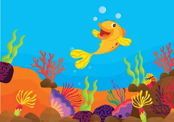 Poster Im Rahmen tropischer Fisch © GraphicsRF