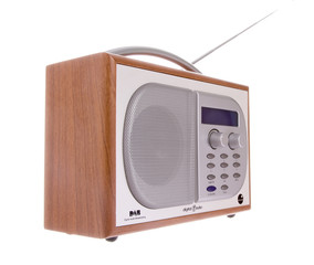 Radio isolated on a white background