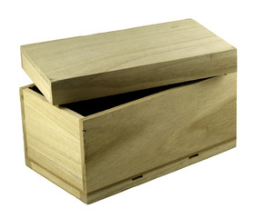 gift box - unfinished wood