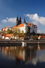 view on Miessen old town