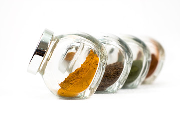 Spices in glass © Nuli_k