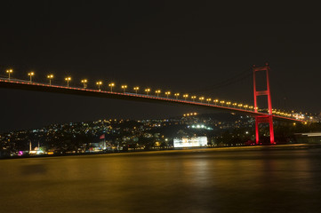 Fototapeta na wymiar Bosphorus Bridge,