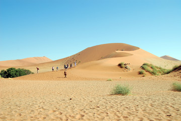 Naklejka na ściany i meble Namibia - Dune di Sossusvlei