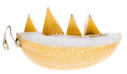 Fototapeta premium isolated ripe melon