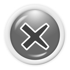 Obraz premium blue 3d icon