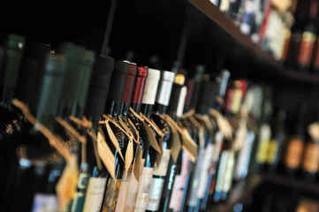 Photo sur Plexiglas Bar Bouteille de vin