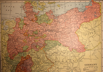 map,antique,vintage,germany,old