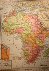 Fotobehang map,antique,vintage,africa,old © Greg Pickens
