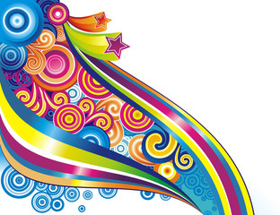 circles abstract vector