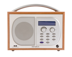 Radio isolated on a white background