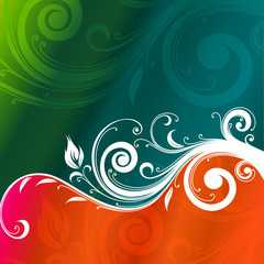 Abstract floral background