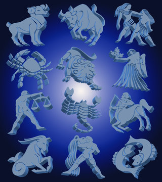 Poster Signes du Zodiac 2009 3d