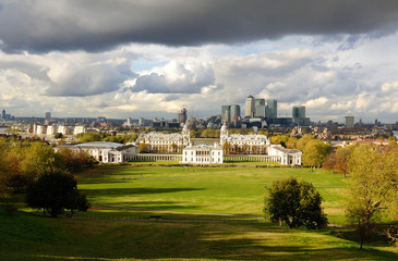 Fototapeta na wymiar Greenwich panorama