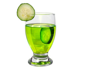 Isolated Cucumber Drink