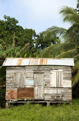 typical house corn island nicaragua