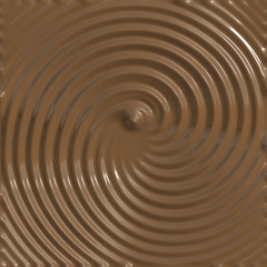 Fototapeta na wymiar Chocolate swirl background