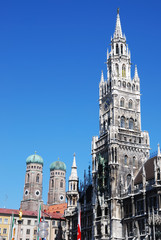 Fototapeta na wymiar Munich city house