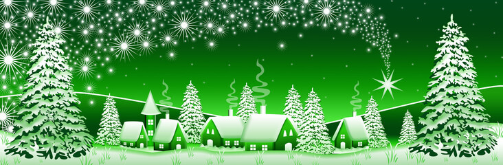 Green Winter Landscape