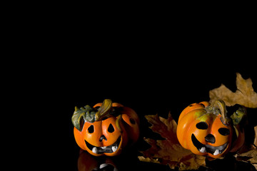 Halloween series on black